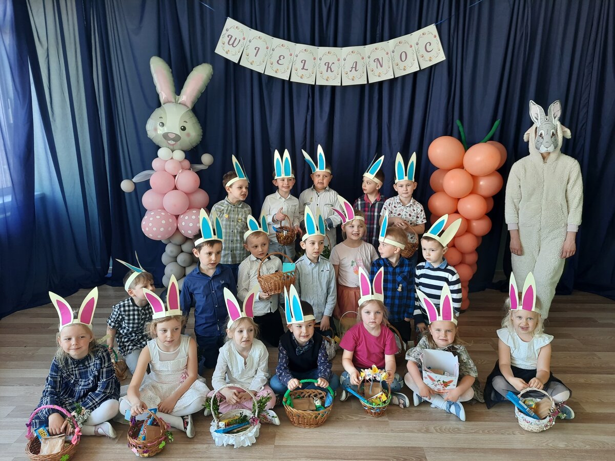 Zajączek Wielkanocny odwiedził Przedszkole Samorządowe w Jerce