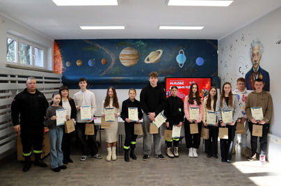 Awans do etapu powiatowego Turnieju Wiedzy Pożarniczej