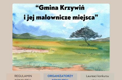Gminny Konkurs Plastyczny  „Gmina Krzywiń i jej malownicze miejsca”