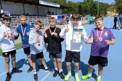 II miejsce w czwórboju lekkoatletycznym.