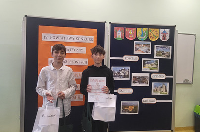 IV Powiatowy Konkurs Matematyczny dla klas VI „Obiekty Powiatu Kościańskiego w liczbach”