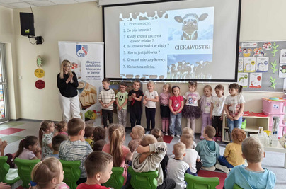 Prezentacja Edukacyjna o Mleku i Serach w przedszkolu