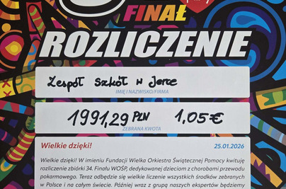 34. Finał WOŚP – dziękujemy!