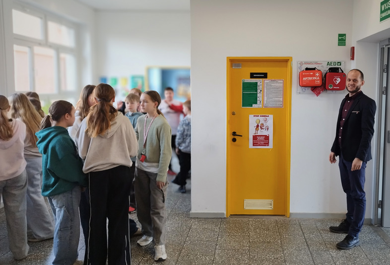 Defibrylator AED już w naszej szkole