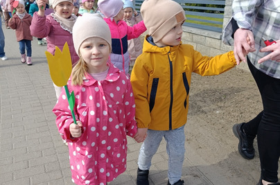 Radosne powitanie wiosny w Przedszkolu Samorządowym w Jerce.