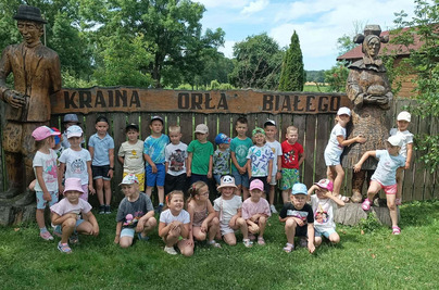 Wycieczka przedszkolaków do Krainy Orła Białego